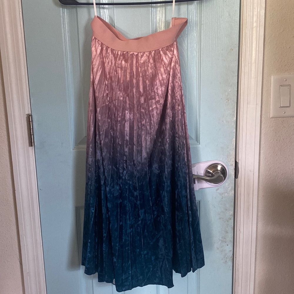 SHEIN Velvet Ombré Skirt